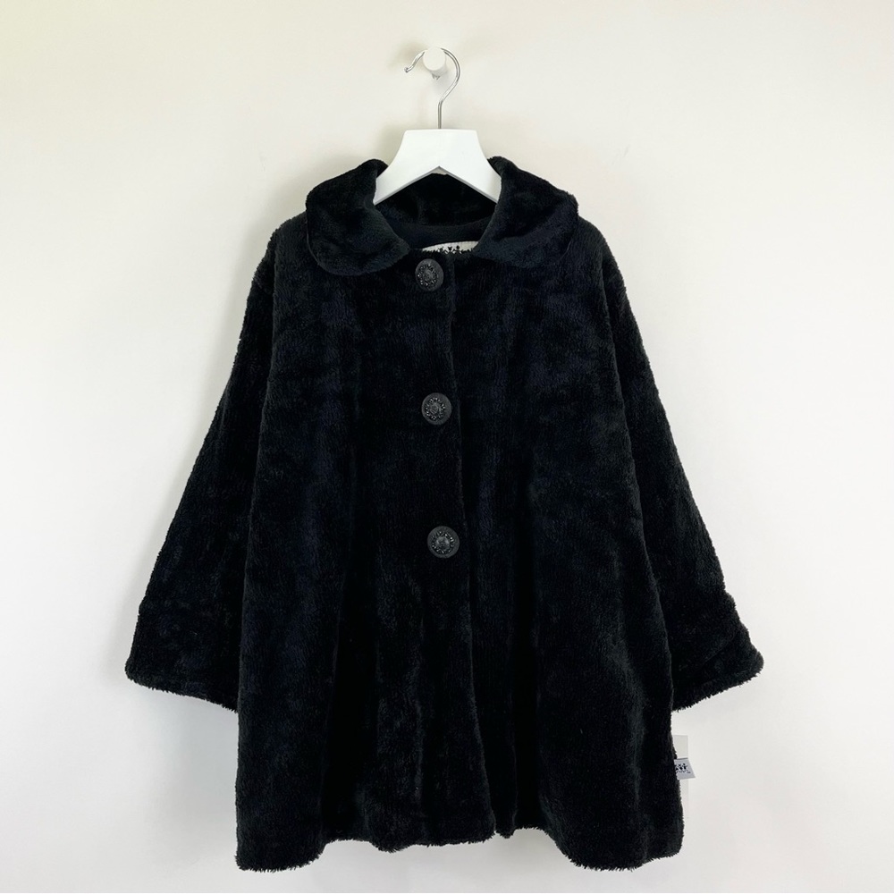 NWT CORKY & COMPANY Faux Fur Fleece Coat Size 6